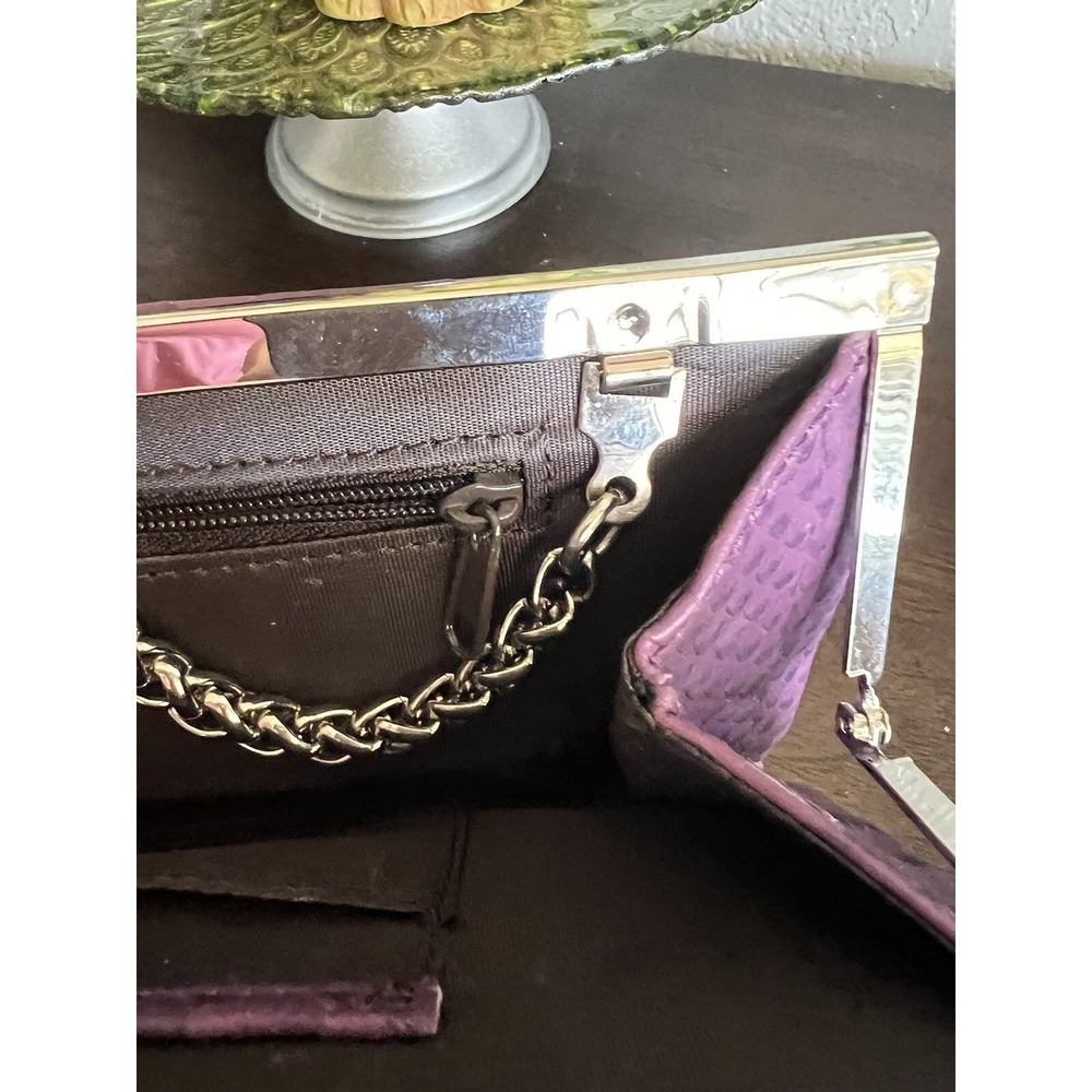 Valerie Steven's Faux Snakeskin Clutch - Picture 6 of 16